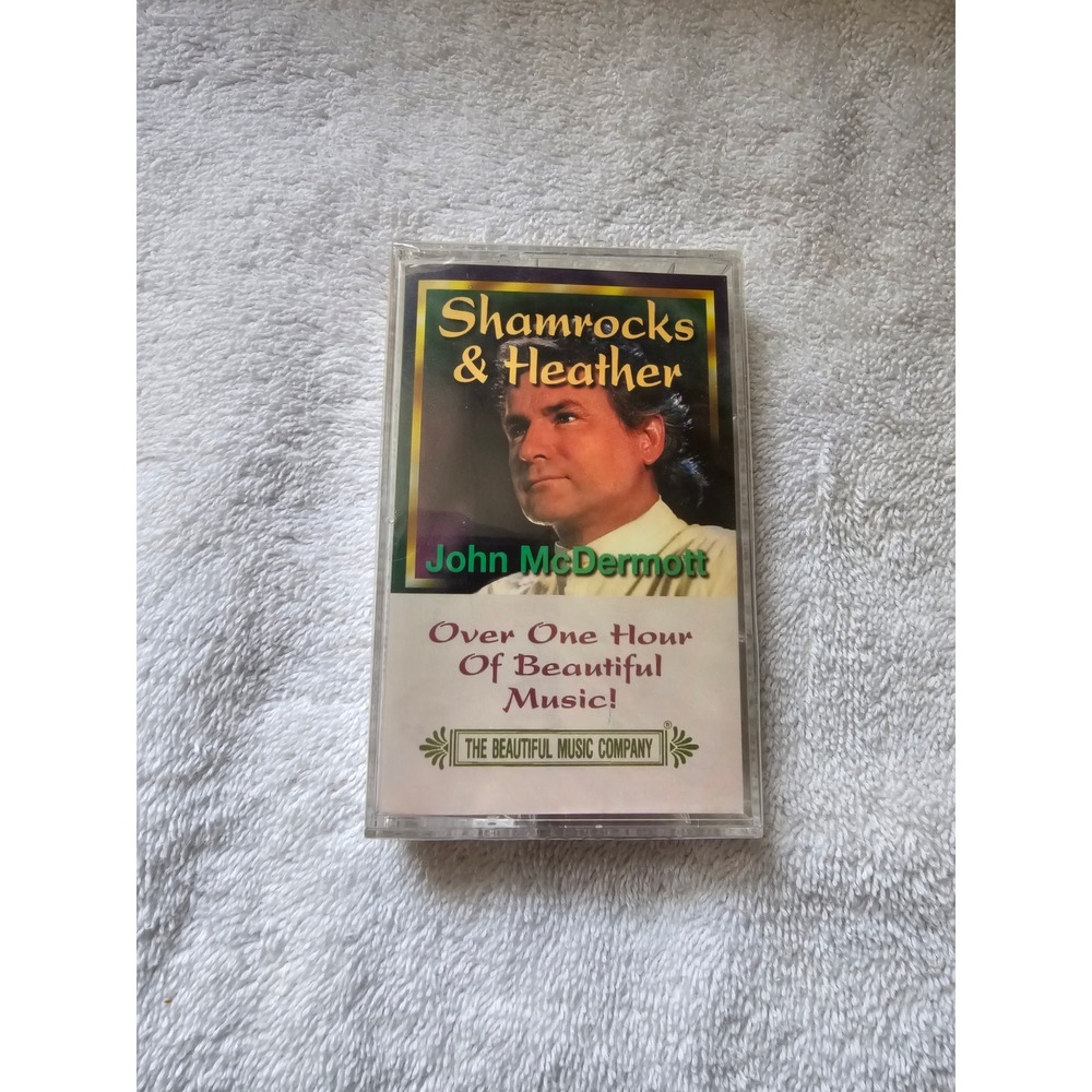 Shamrocks & Heather John McDermott Irish Music Cassette Tape Over One Hour